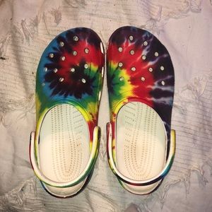 Tie Dye Crocs